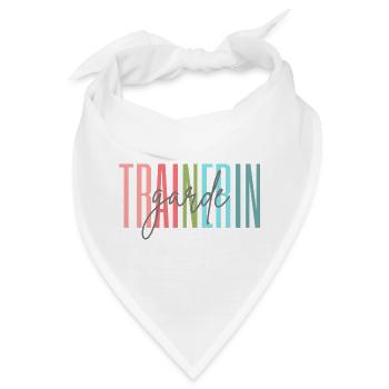 Trainerin Garde Gardetrainerin Geschenk - Bandana - Weiß - Vorne