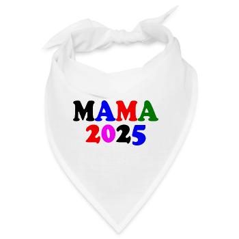 Mama 2025 - Bandana - Weiß - Vorne