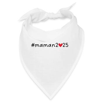 Mama 2025 - Bandana - Weiß - Vorne