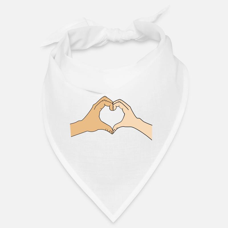 Heart hands – customizable for couples Bandana