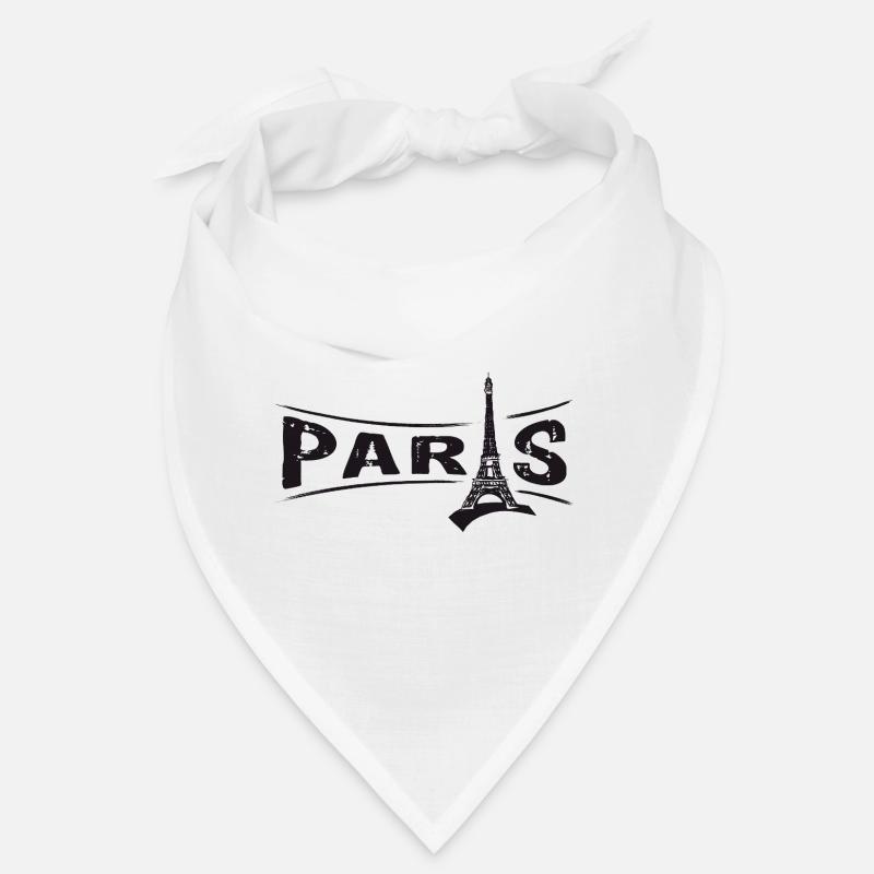 PARIS mit Eiffelturm Bandana