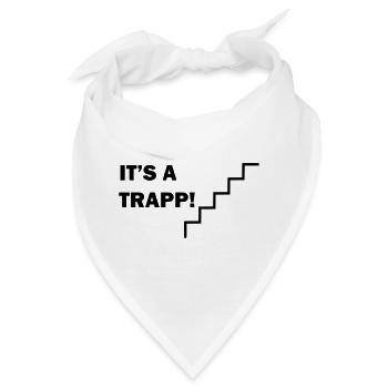 Es ist eine Treppe - Bandana - Weiß - Vorne