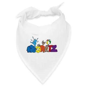 Moritz im Zirkus - Bandana - Weiß - Vorne