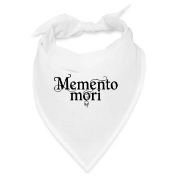Memento Mori – Stoische Weisheitsphilosophie - Bandana - Weiß - Vorne