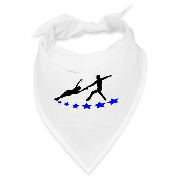 Eiskunstlauf - Bandana - Weiß - Vorne