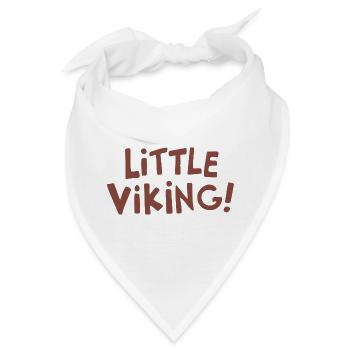 Handschriftliches Wikinger-Logo für kleine Wikinger - Bandana - Weiß - Vorne