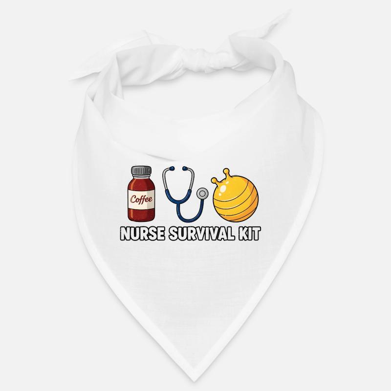 Krankenschwester Krankenpflegerin Kaffee Bandana