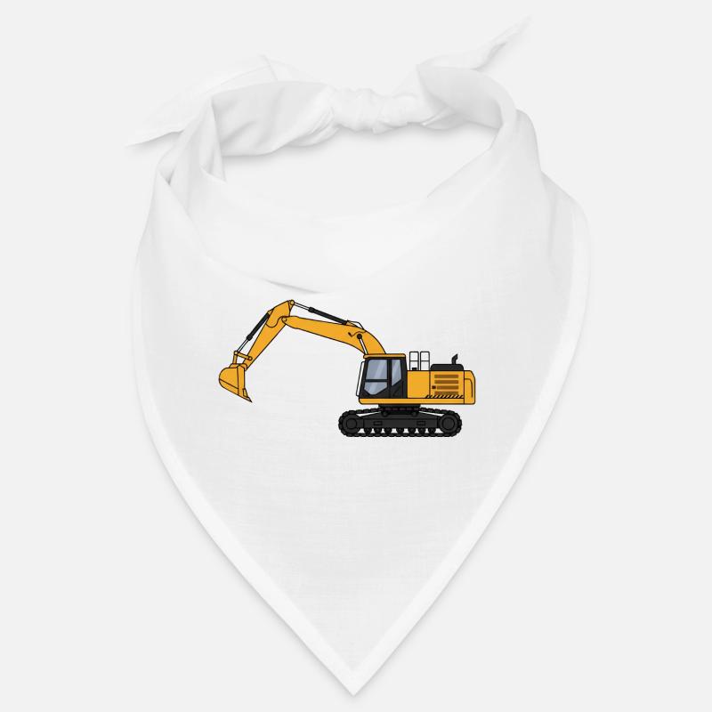 Excavator Excavator Driver Construction Site Bandana