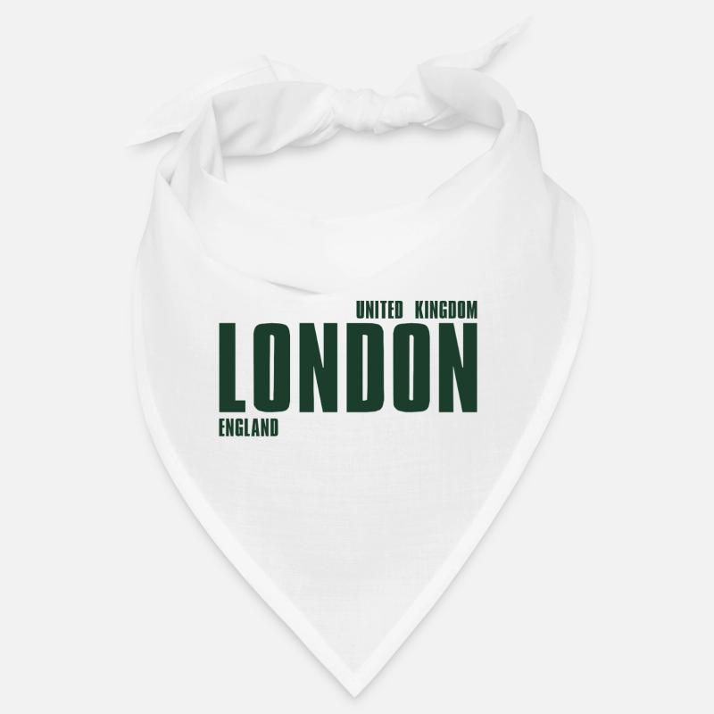 Typographie du bloc en gras à Londres Bandana