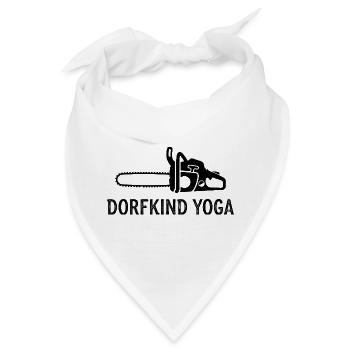 Dorfkind Yoga Chainsaw - Bandana - Weiß - Vorne