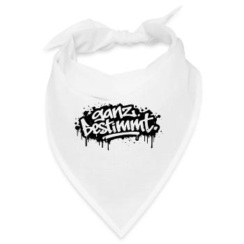 ganz bestimmt - Bandana - Weiß - Vorne