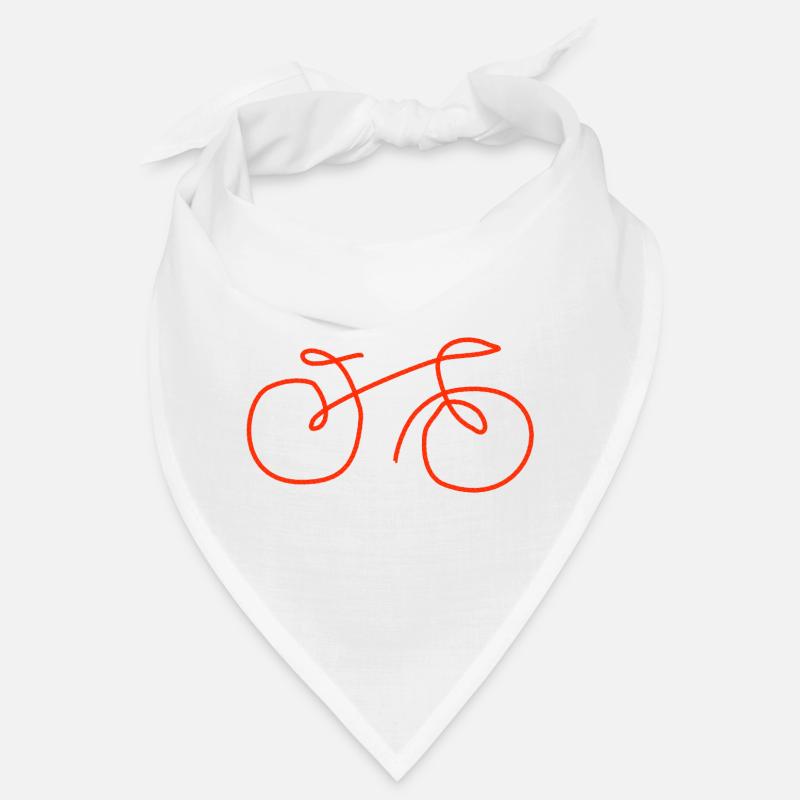 Vélo dessiné à la main Bandana