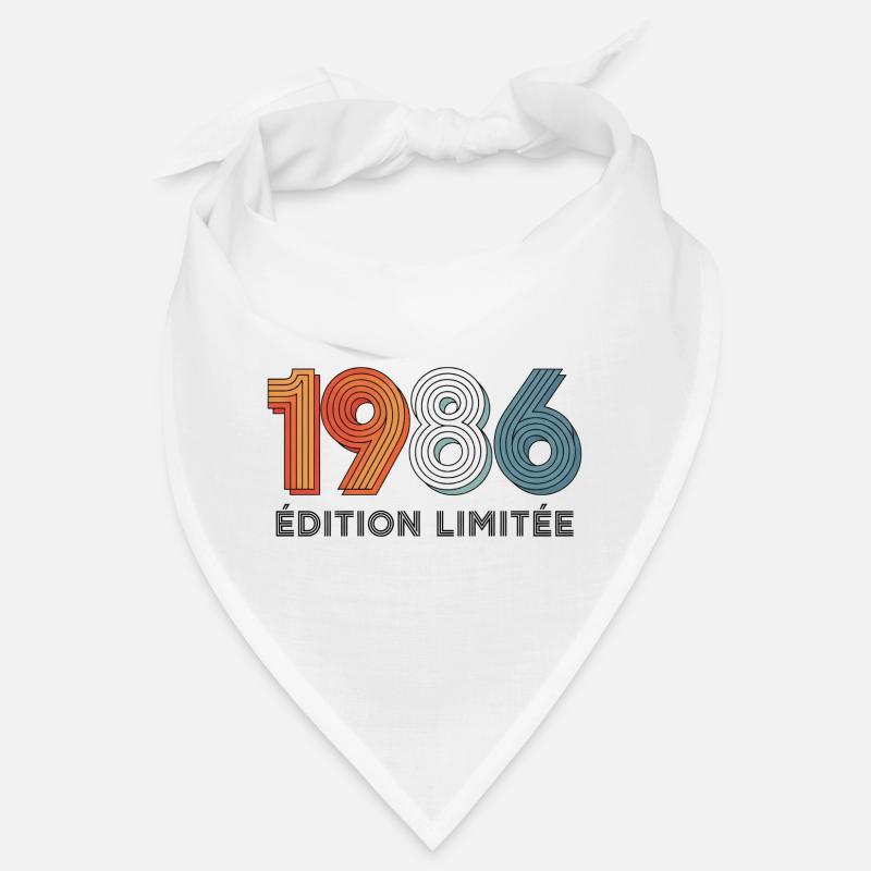 1986 Édition Limitée 40 Ans Anniversaire Bandana