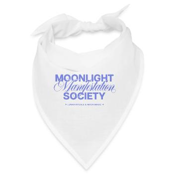 Mondlicht Manifestationsgesellschaft - Bandana - Weiß - Vorne