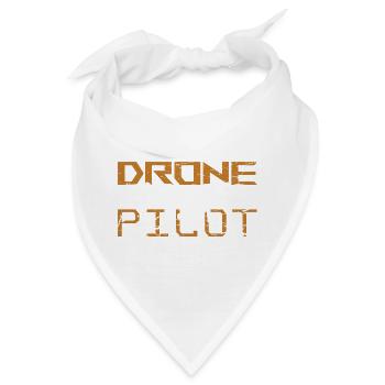 FPV Drone Pilot Freestyle & Renngeschenk - Bandana - Weiß - Vorne