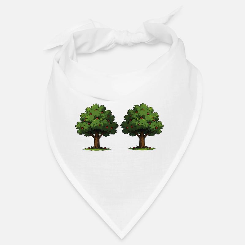 Arbre double avec pommes rouges Bandana
