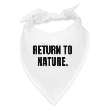 RETURN TO NATURE | Ancestral Lifestyle Carnivore - Bandana - Weiß - Vorne