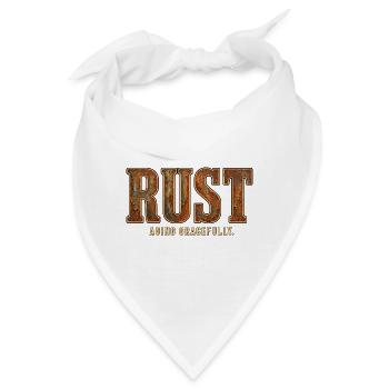 ROST – Anmutig altern | Ein lustiges Wortspiel mit starz - Bandana - Weiß - Vorne
