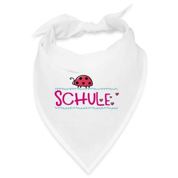 Schule  mit Glück - Bandana - Weiß - Vorne