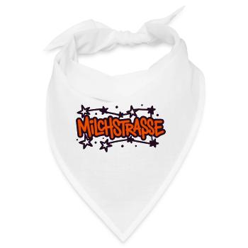 Milchstrasse Graffiti Logo - Bandana - Weiß - Vorne