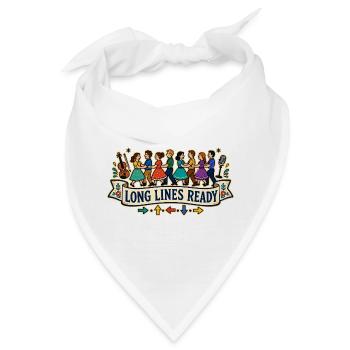 LONG LINES READY - Bandana - Weiß - Vorne