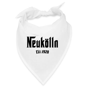 Est1920 Vintage Emblem Neukölln Berliner - Bandana - Weiß - Vorne