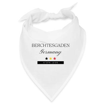 Berchtesgaden Deutschland Souvenir – Reise - Bandana - Weiß - Vorne