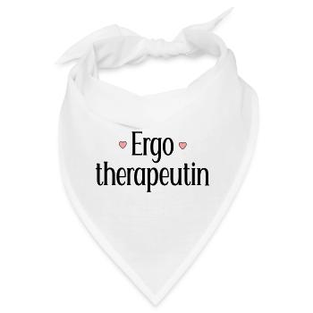 Ergotherapeutin - Bandana - Weiß - Vorne