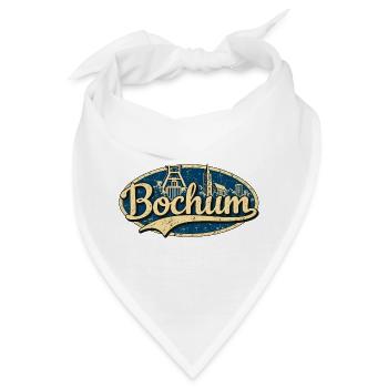 Bochum Vintage Stadtmotiv - Bandana - Weiß - Vorne
