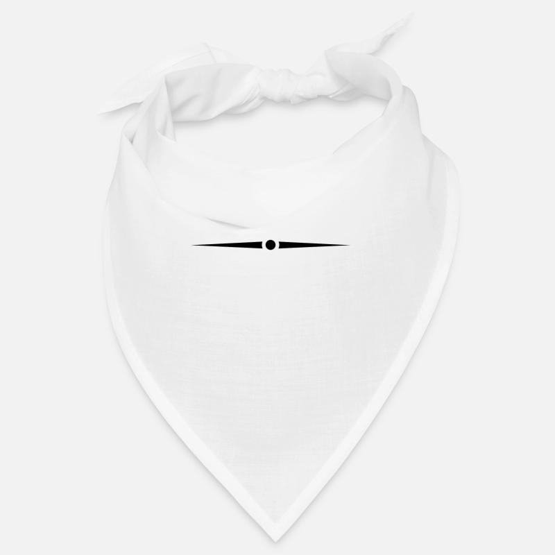 Schwarzer Trennstrich Bandana