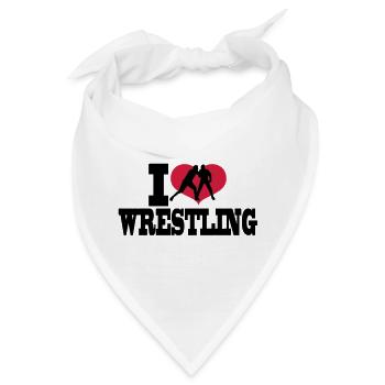 wrestling - Bandana - Weiß - Vorne