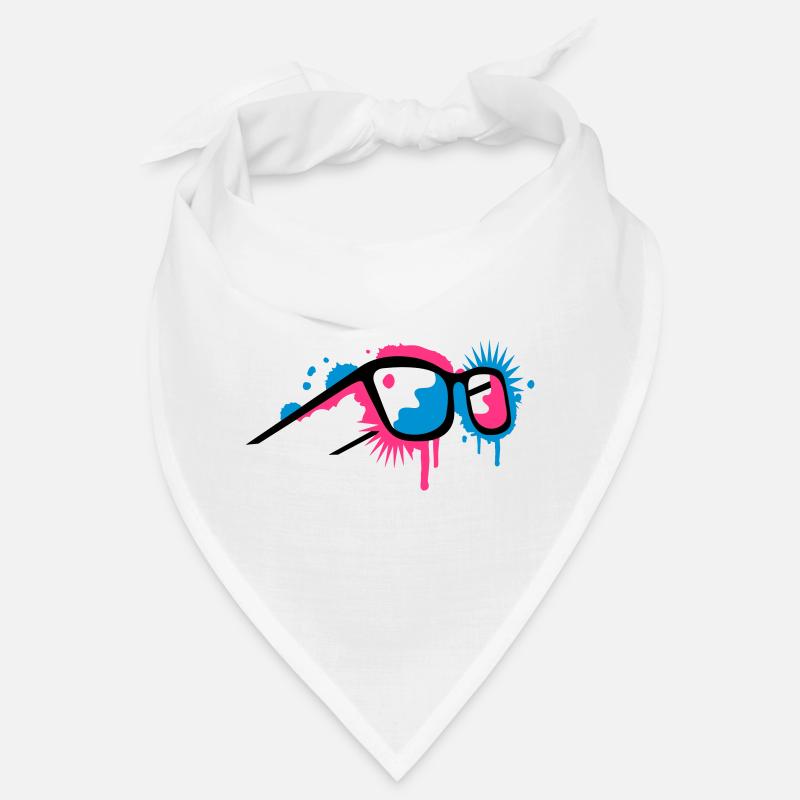 3D Brille im Graffiti Stil Bandana