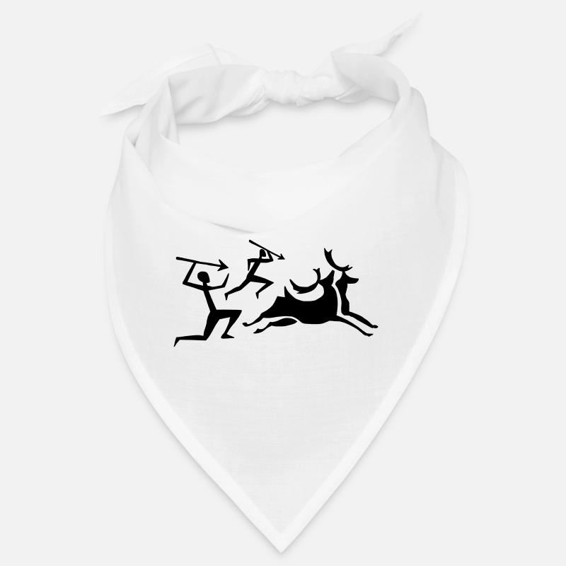 Cave painting hunter Bandana