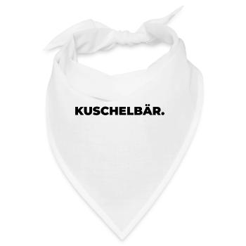 Kuschelbär - Statement Print - Bandana - Weiß - Vorne