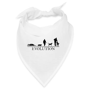 Gassi gehen - Bandana - Weiß - Vorne
