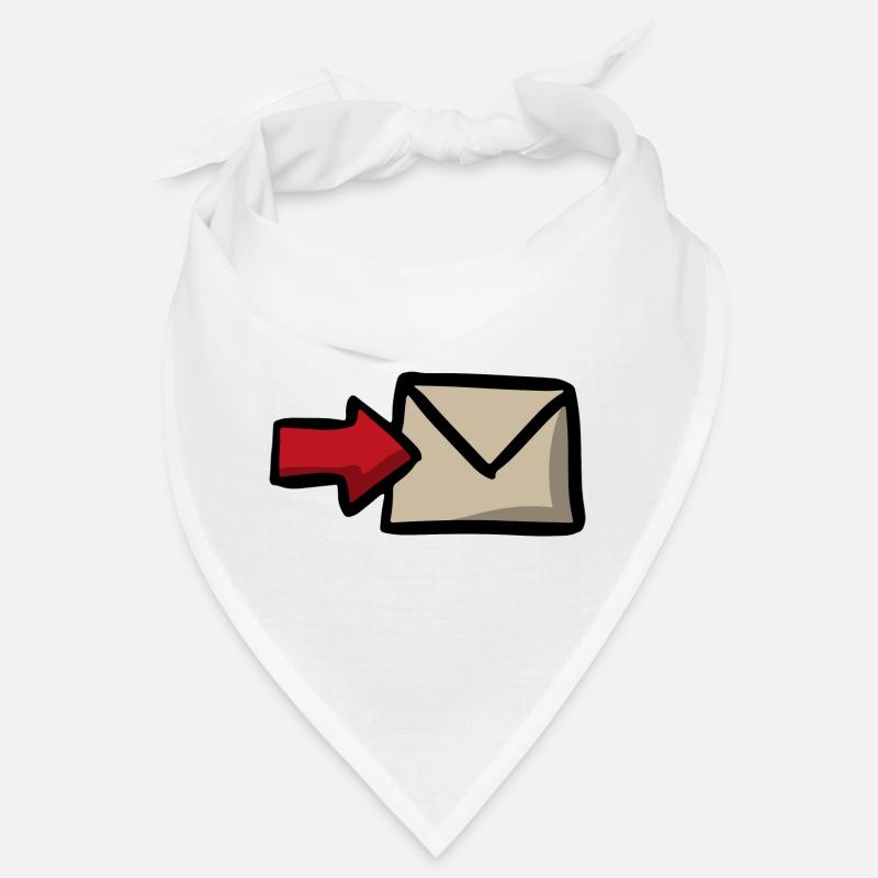 Message Sending Email Icon Shipping Bandana