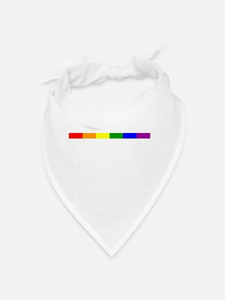 feuille de route stylisée - Bandana - blanc