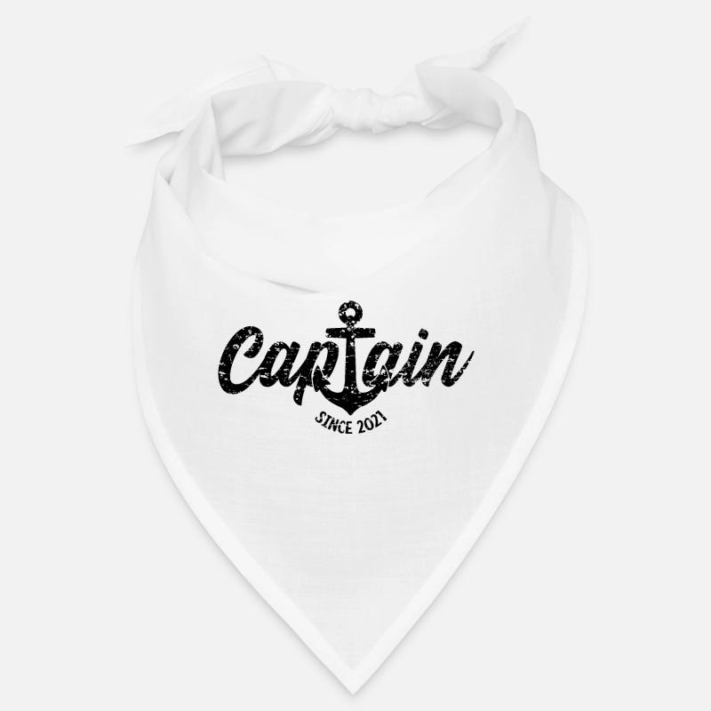 CAPTAIN SINCE 2021 - Bandana - Weiß