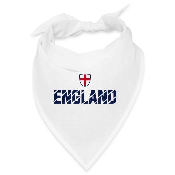 ENGLAND ENG WAPPEN EMBLEM MIT KREUZ - Bandana - Weiß - Vorne