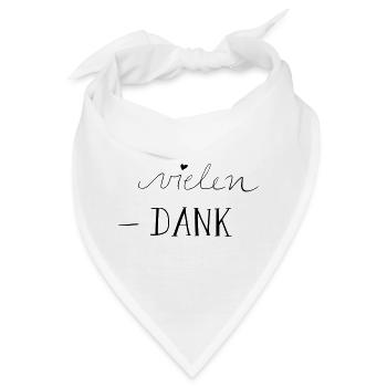 vielen Dank - Bandana - Weiß - Vorne