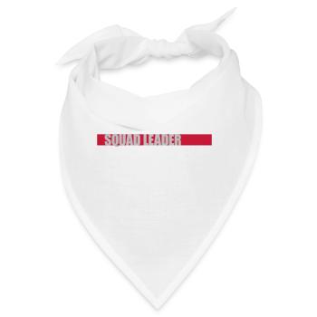 Anführer Squad Streifen Team - Bandana - Weiß - Vorne