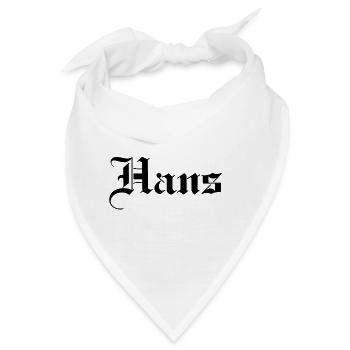 Hans - Bandana - Weiß - Vorne