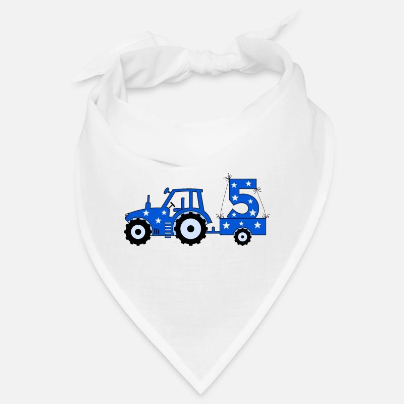 5th Birthday Tractor Bandana