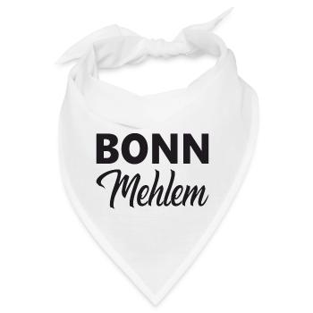 Bonn Mehlem - Stadtteil am Rhein nahe Remagen - Bandana - Weiß - Vorne