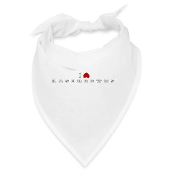 Ich hasse Hashbrowns - Bandana - Weiß - Vorne