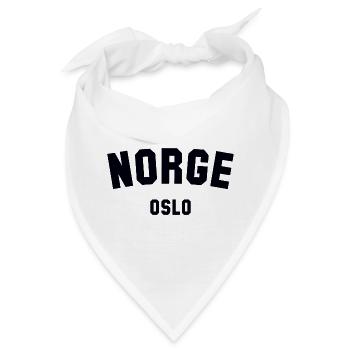 OSLO, Norway Norwegen Norge - Bandana - Weiß - Vorne