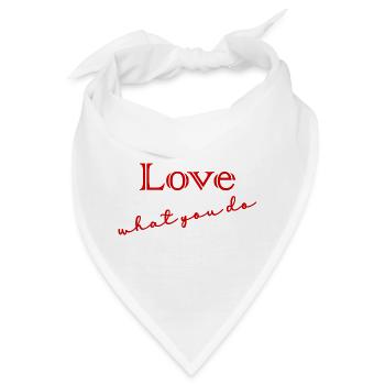 ZITAT, ZITATE, NACHRICHT, NACHRICHT, HUMOR - Bandana - Weiß - Vorne
