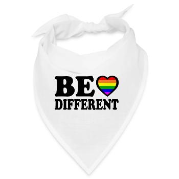 Be different - Bandana - Weiß - Vorne