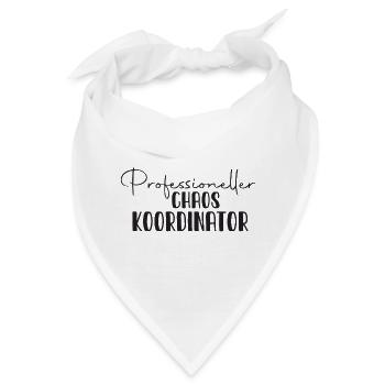 Professioneller Chaoskoordinator - Bandana - Weiß - Vorne