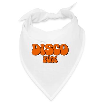 Disco Fox Tanz Tänzer Discothek Discofox tanzen - Bandana - Weiß - Vorne